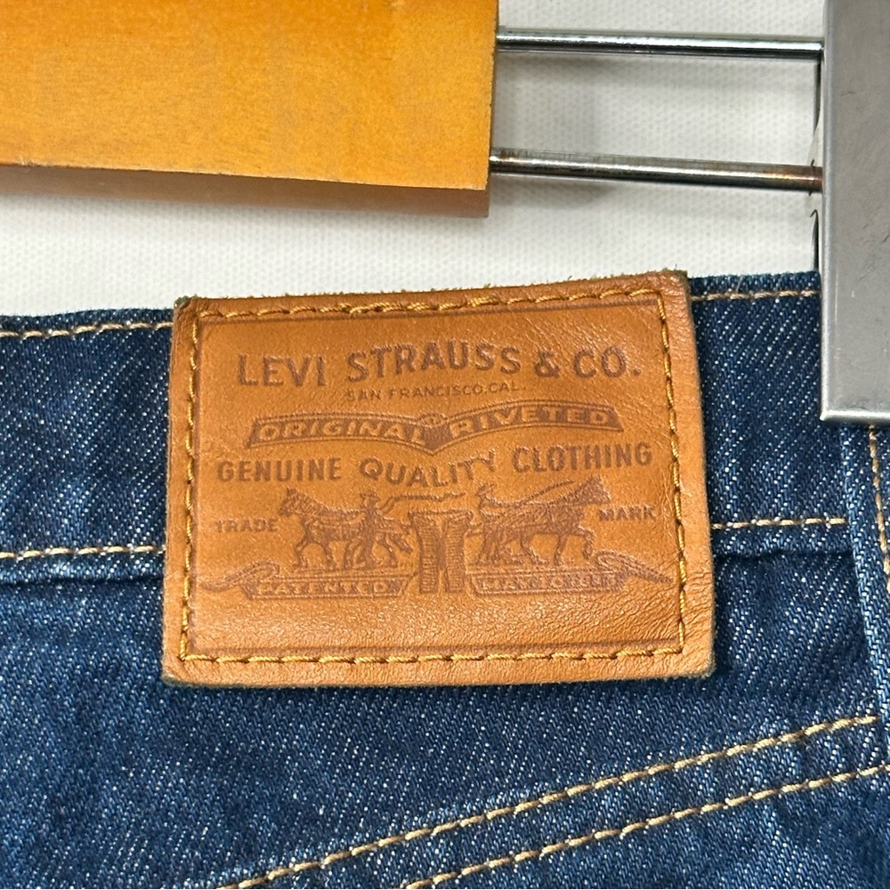 🔴 SOLD- Levi’s Ribcage High Rise Button Fly Cut Off Denim Shorts Distressed - Picture 6 of 11